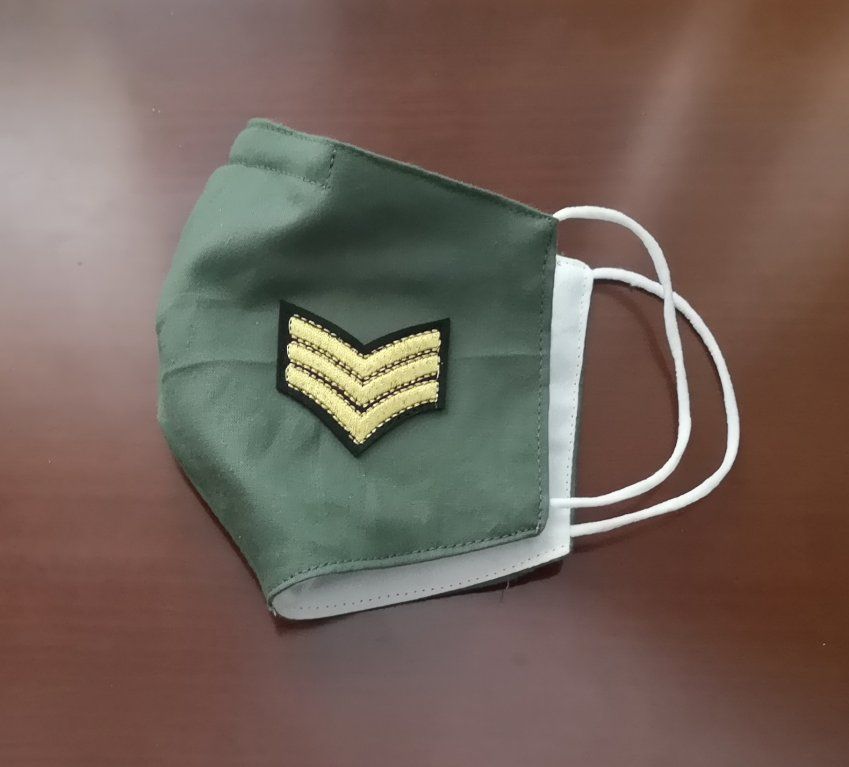 Mascarilla Green Millitary