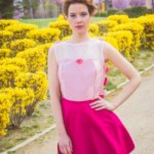 Vestido Pink roots