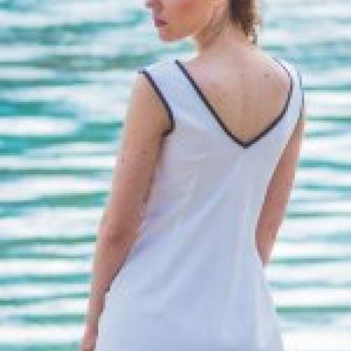 Vestido White rose