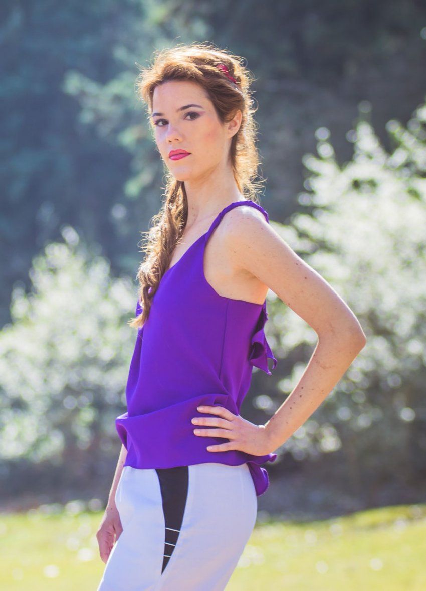 Pantalón White & Black roots