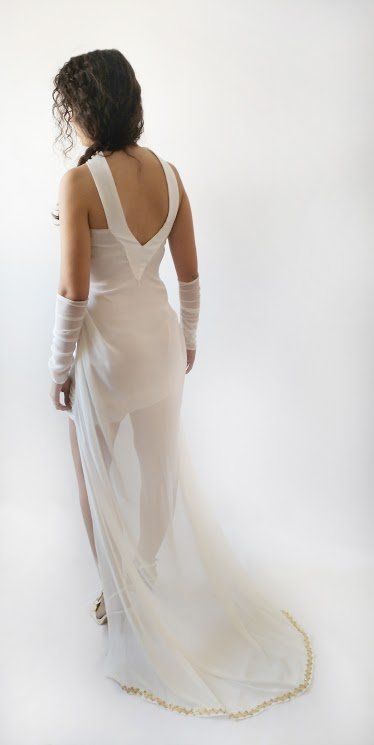 Vestido Greek white