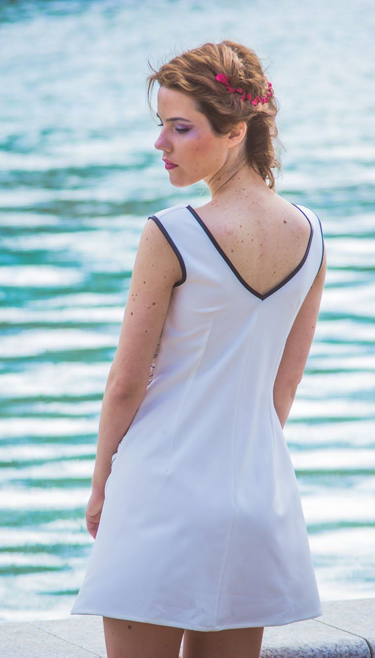 Vestido White rose