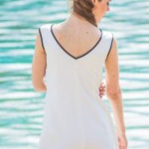 Vestido White rose