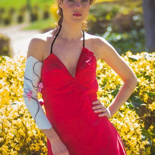 Vestido Drap Tulip