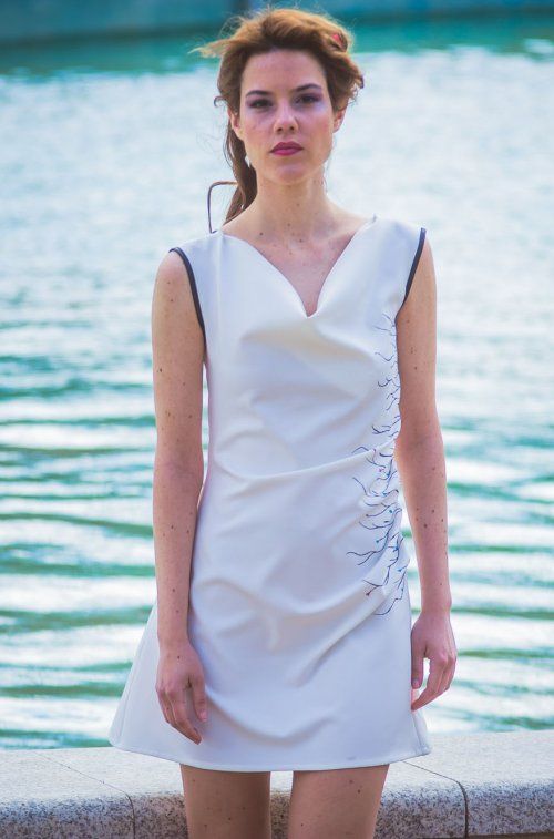 Vestido White rose