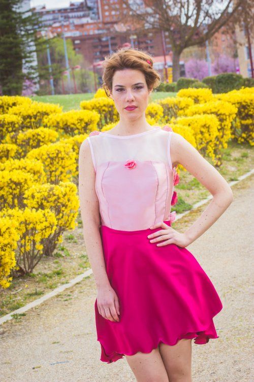 Vestido Pink roots