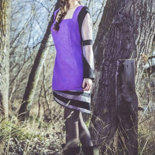 Vestido Zag  oblicueis