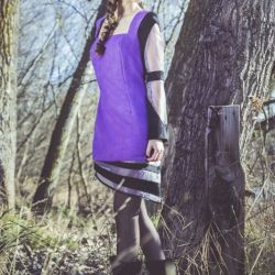 Vestido Zag  oblicueis